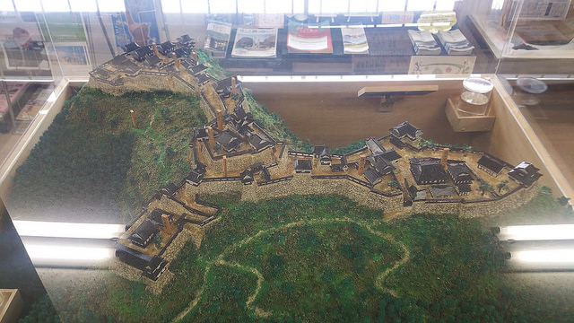 Model of Takeda at its Height in a Nearby Train Station